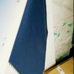 100% პოლიესტერი საწმისის breathable PVC დაფარული წყლის რეზისტენტული Pongee ქსოვილის გარე ქურთუკი