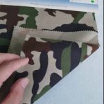Camouflage ნიმუში 80/20 ბამბის პოლიესტერი ბასრი ქსოვილი სამხედრო ფორმაში