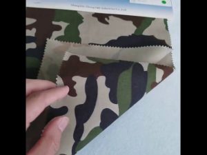 Camouflage ნიმუში 8020 ბამბის პოლიესტერი ბასრი ქსოვილი სამხედრო ფორმაში