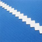 100% პოლიესტერის ქსოვილის ჯეკარდის პანჯი ქსოვილისგან წყალგაუმტარი პუ დაფარული ქურთუკი ან სპორტული