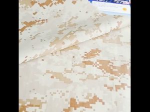 კარგი ხარისხის camouflage ნიმუში 100% ნეილონის ქსოვილის სამხედრო გამოყენების უსაფრთხოება